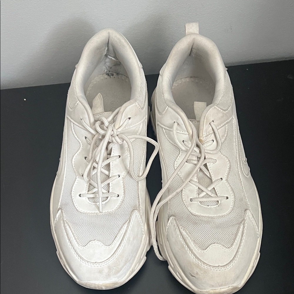 White Athletic Sneakers